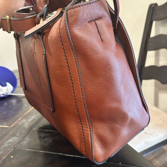 Parker Satchel Crossbody Handbag Brown - Picture 9 of 10